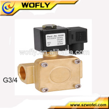 Brass 10bar 1/4 G thread 24v dc electric actuator valve